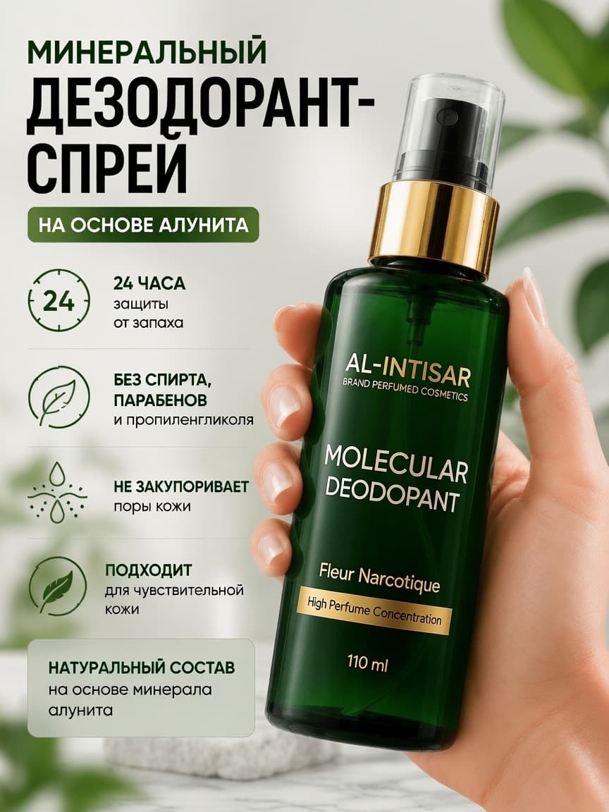 АЛЬ-ИНТИСАР Дезодорант-спрей Fleur Narcotique, 110 мл